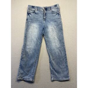 Curve Appeal Rae High Rise Straight Heritage Luxe Denim Blue Jeans Size 12 Women